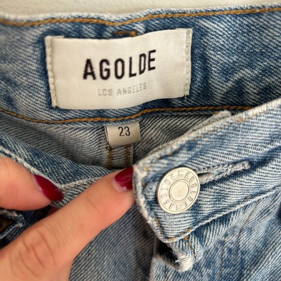 Agolde Fen Straight Leg Jeans - Size 23 - Picture 1 of 14